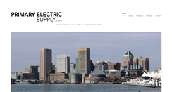 Desktop Screenshot of primaryelectricsupply.com