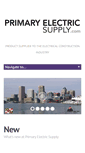 Mobile Screenshot of primaryelectricsupply.com